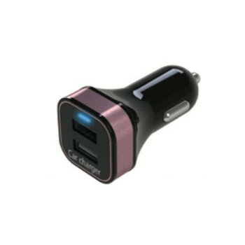 アークス(axs) スクエア2.4A DC/USB充電器 ピンク X-186 IQOSポケットチャージャー充電可能!