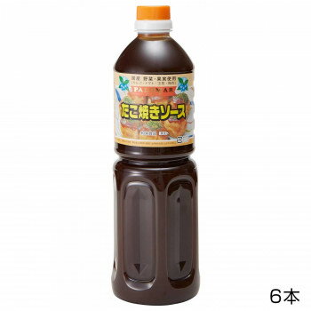 和泉食品 パロマたこ焼きソース(濃厚) 1000ml(6本) こだわりのたこ焼きソースです!【送料無料】