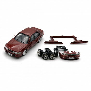 ビ-エムクリエイションズ トヨタ カローラ 1996 AE100 レッド RHD 1/64スケール 64B0250 細部までこだ..