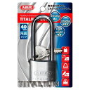 ABUS(アバス)　TITALIUM南京錠(弦長) 40mm 3本キー BP64TI40HB63KD 00721293 南京錠の定番。新素材で軽量化を実現。【メール便対応】