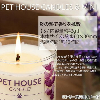 PET HOUSE キャンドル S フレッシュシトラス S OFA-S06 炎の熱で香りを拡散!イヤな臭いを99％取り除く