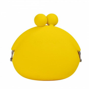 ピージーデザイン POCHI(ポチ) イエロー 使いやすいシリコンがまぐち