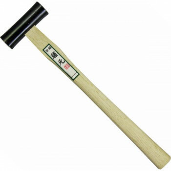 コンヨ 藤元 本職用 両口玄能 300g 12386 昔から丈夫で使われ続けている本樫材を使用