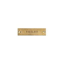 サインプレート TOILET AG 63952 ドアや壁のアクセントに【メール便対応】