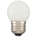 OHM LEDミニボール球装飾用 G40/E26/1.4W/78lm/電球色 LDG1L-H 13 ミニボール球形装飾用LED
