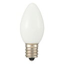 OHM LEDローソク球装飾用 C7/E12/0.5W/16lm/昼白色 LDC1N-H-E12 13 ローソク球装飾用LED