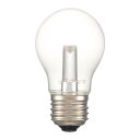 OHM LED電球装飾用 PS/E26/1.4W/62lm/クリア電球色 LDA1L-H 13C 一般電球形装飾用LED