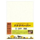 バナナペーパー 5% 10枚入 A4(297×210mm) P0067 5セット 自由研究やクラフト製作などに