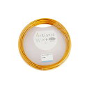 Artistic Wire(アーティスティックワイヤー) カラーアルミ線 ゴールド 2.0mm×10m 黄色系ゴールドカラーを施したアルミワイヤー【メール便対応】