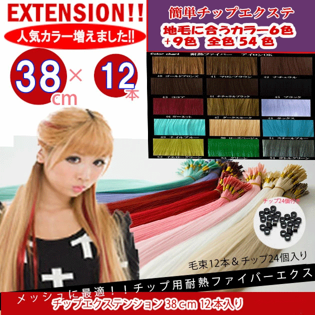 チップ増量★メッシュに最適!!54色�