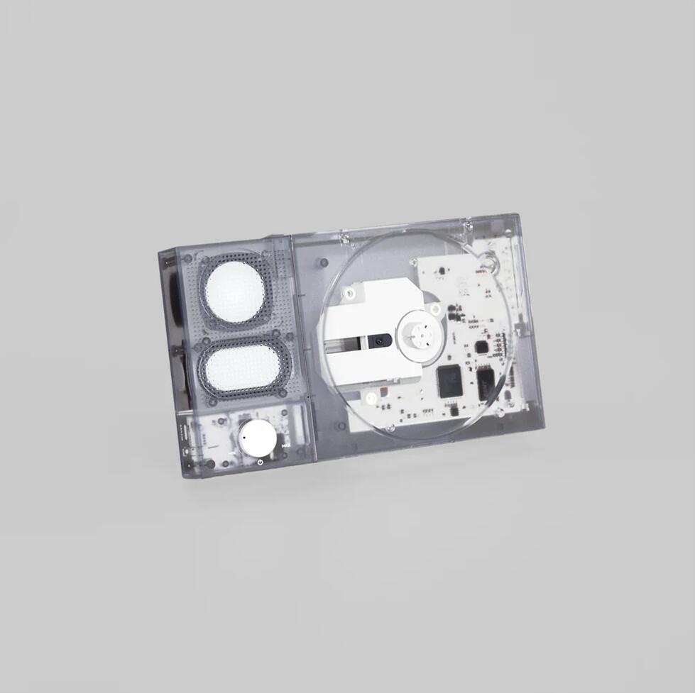 【新感覚】磁石でパカッと分離？！Tinyl SPLIT 3-in-1 CDプレーヤー＆Bluetoothスピーカー,マットクリア profling-10000091 ICHIHA(イチハ)公式ショップ サンプル画像2