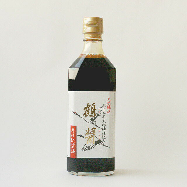 ヤマロク醤油 鶴醤（つるびしお） 500ml