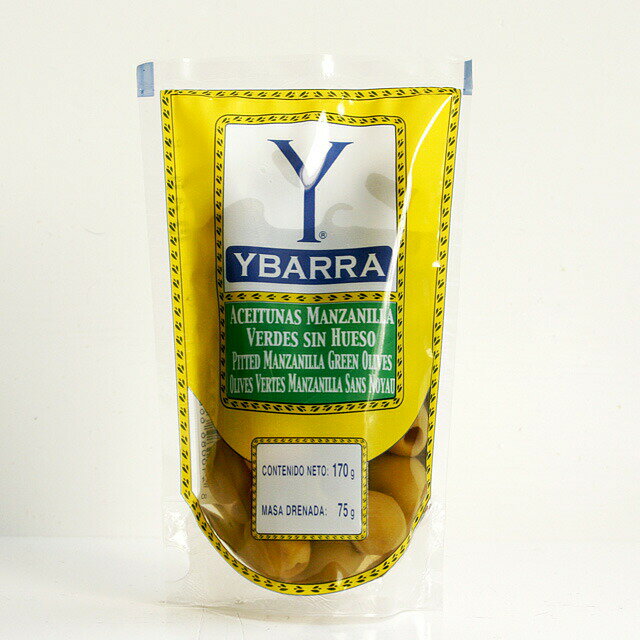 YBARRA グリーンオリーブ（種無し） 170gのサムネイル