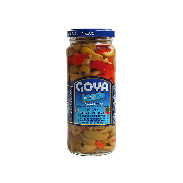 GOYA オリーブ＆ローストパプリカMIX 25%減塩タイプ 346g