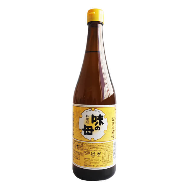 品　　　　　名 《味の一醸造》味の母【720ml】 商　品　特　徴 米と米麹を原料として日本酒の基となる「もろみ（原酒）」を醸造し、さらに二段式（製法特許）による糖化工程を経て造られた、料理専用の発酵調味料です。 「酒の風味」と「みりんの旨み」を併せ持つため、他のみりんと違いお酒の併用は必要ありません。これ1本で、素材の持ち味を充分に引き出し、風味、香味、照り、甘味、マスキングなどの調理効果を発揮します。 ※保存料、着力料、香料等は一切使用しておりません。 ※本品は酒税法上の酒類ではありません。 原　材　料　名 米、米こうじ、食塩 アルコール分10％、エキス分45％、塩分2％ 内　　容　　量 720ml 保　存　方　法 直射日光を避け、常温で保存してください。 アレルゲン なし 製　　造　　者 味の一醸造株式会社（埼玉県狭山市上奥富1203） 販　　売　　者 株式会社プロフーズ 賞　味　期　限 商品パッケージに記載 配　送　方　法 ※在庫切れの場合はお届けまでにお時間をいただく事があります。 ご　　注　　意 ※商品パッケージや仕様は予告なく変更になる場合がございます。