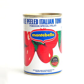 パスタやカレーなどに加えると旨みが際立つホールトマトの水煮缶は？