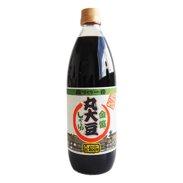笛木醤油 金笛丸大豆しょうゆ 1L