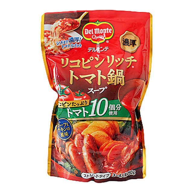 【マラソン期間限定！エントリーでポイント10倍】デルモンテ リコピンリッチ トマト鍋スープ 750g｜季節商品のサムネイル