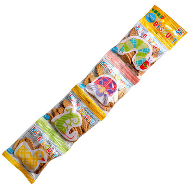 【6/20まで 最大500円OFFクーポン配布中】北陸製菓 はらぺこあおむしビスケット 15g×4袋のサムネイル