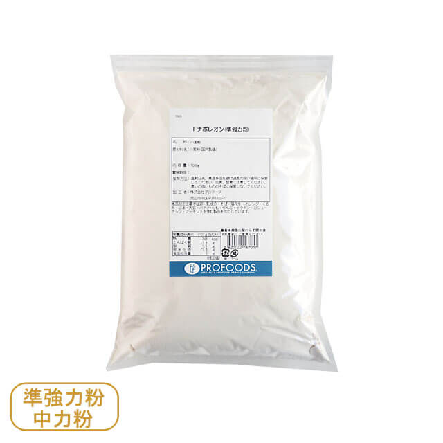 日本製粉・準強力粉 Fナポレオン 1kg (チャック袋入)|小麦粉
