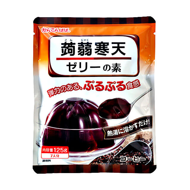 【マラソン限定！ポイント5倍】かんてんぱぱ 蒟蒻寒天ゼリーの素（コーヒー） 125g