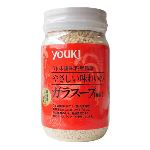 ユウキ食品 うま味調味料無添加 やさしい味わいのガラスープ(顆粒) 130g ユウキ食品 うま味調味料無添加 やさしい味わいのガラスープ(顆粒) 130g