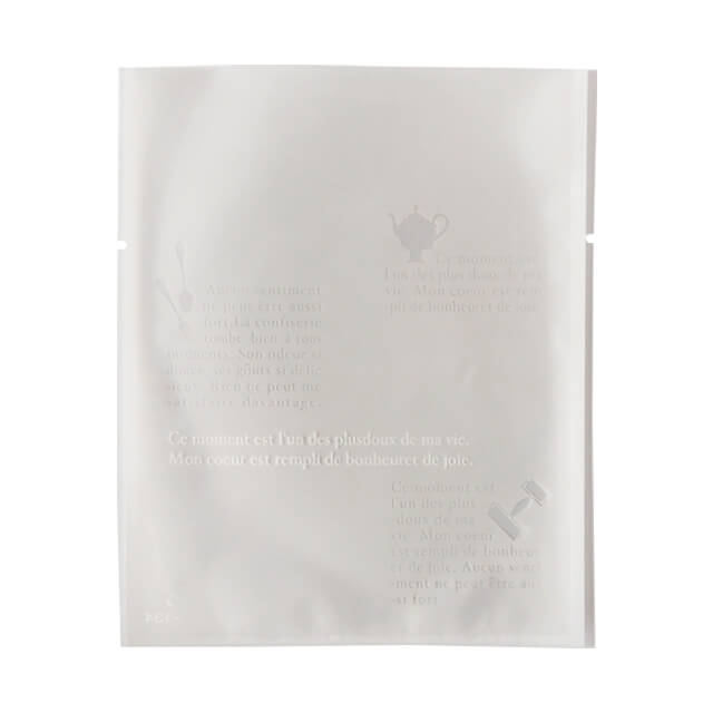 福重 Z134-1 フランス語ツール柄(中)白 10枚入|バレンタイン ラッピング プレゼント