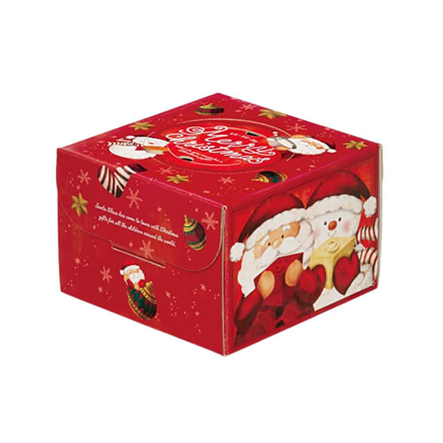 和気 レッドサンタHP130 5号 1枚|クリスマス 5寸 15cm ケーキ箱 ケーキボックス デコ箱