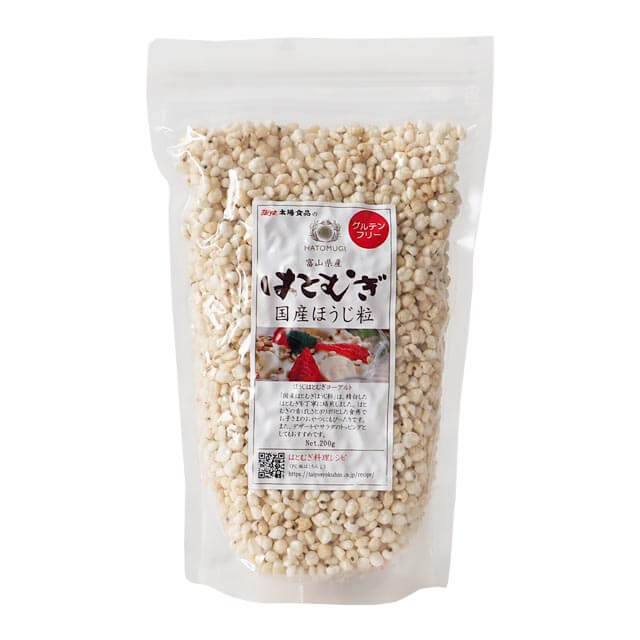 【マラソン限定ポイント3倍】太陽食品 国産はとむぎほうじ粒 200g