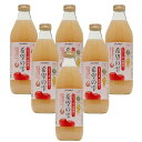 【9/1限定ポイント3倍】ケース販売 青森県産りんご100%ジュース希望の雫 1000ml×6本
