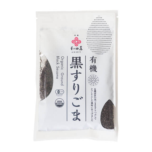 Sesame - 【マラソン限定ポイント5倍】和田萬 有機 黒すりごま 50g