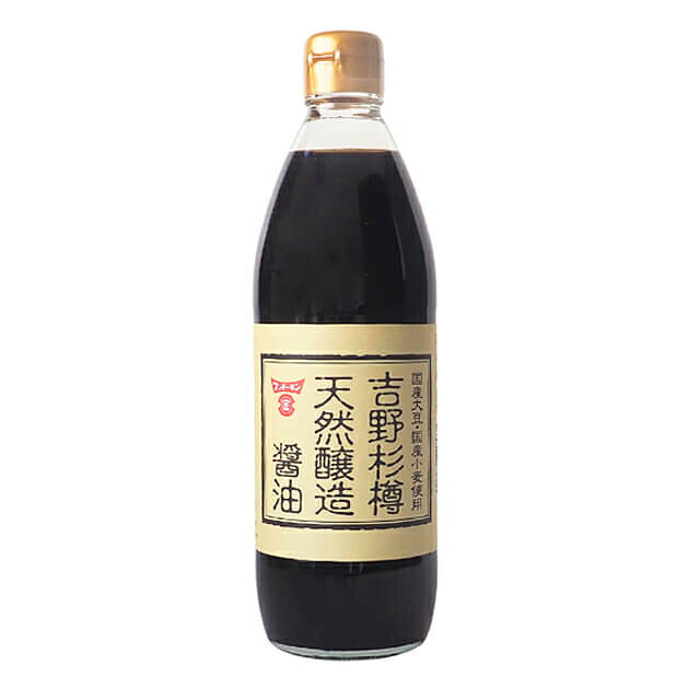 フンドーキン 吉野杉樽天然醸造醤油 500ml