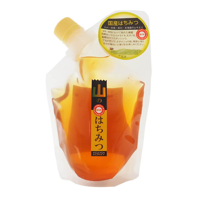 乐天商城 - ヒグチ園 国内産 山のはちみつ（エコパック） 280g