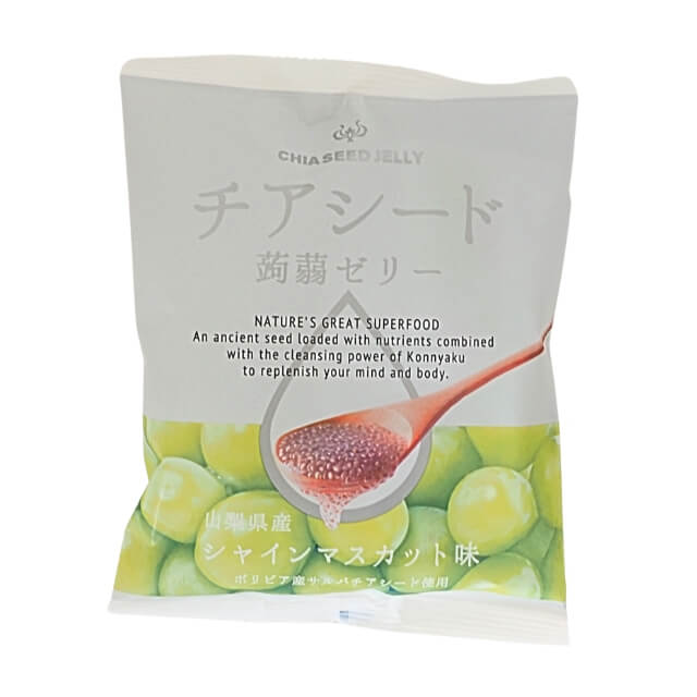 【4/10までポイント5倍】若翔 チアシード蒟蒻ゼリー シャインマスカット味 10個入