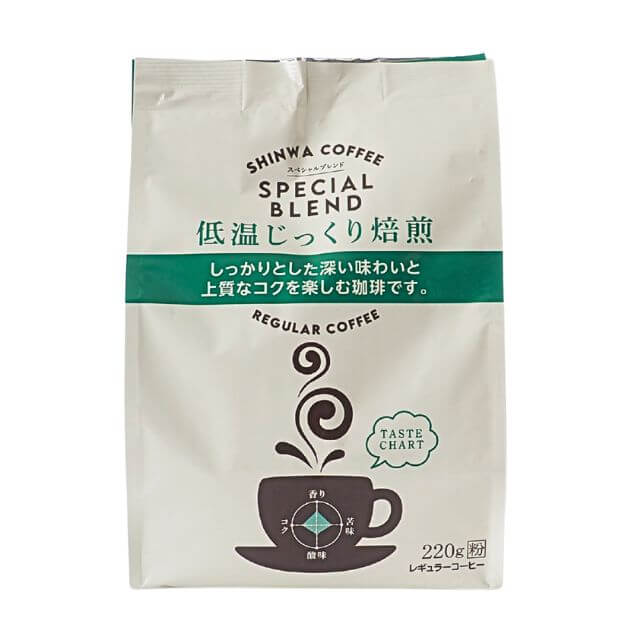 進和 低温じっくり焙煎 スペシャルブレンド（粉） 220g...