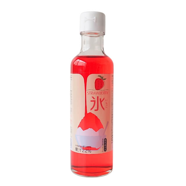 中村商店 かき氷シロップいちご 200ml｜季節商品