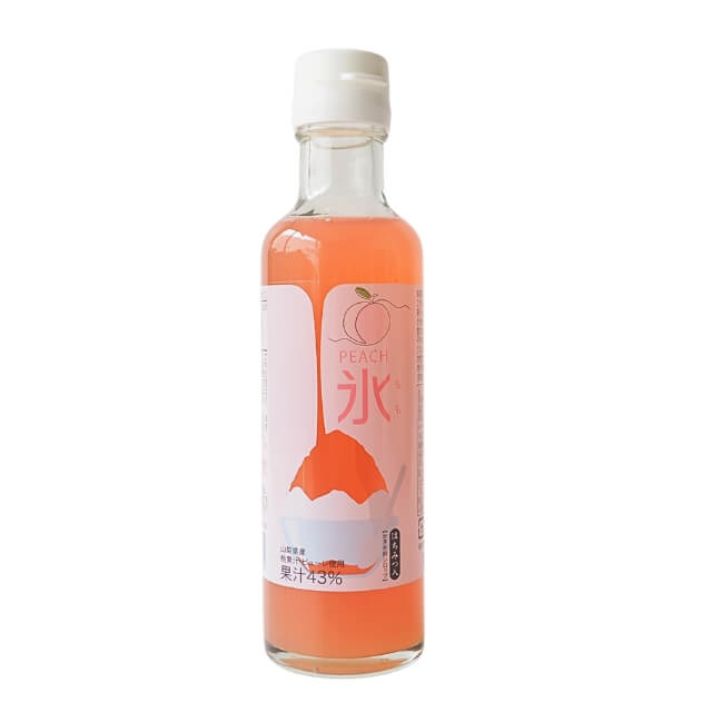 中村商店 かき氷シロップ桃 200ml｜季節商品