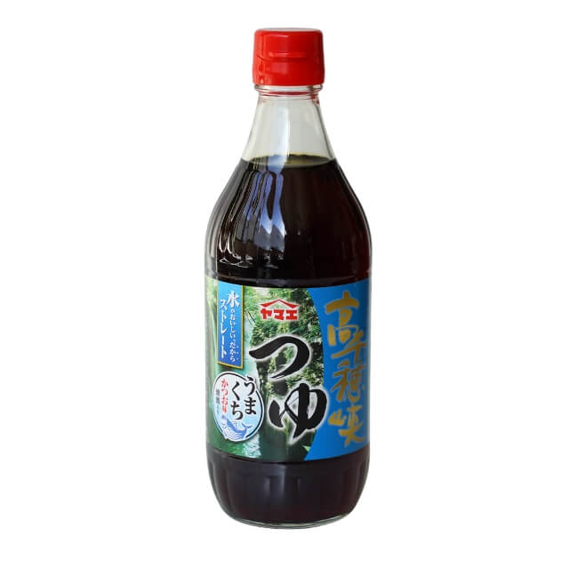 【マラソン限定ポイント5倍】ヤマエ 高千穂峡 かつお味うまくちつゆ 500ml