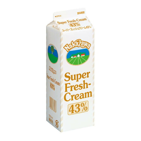 《中沢乳業》スーパーフレッシュクリーム43％【1000ml】