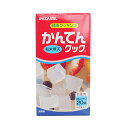 水漬けや裏ごしの必要のない、便利で衛生的なスティックタイプの粉末寒天です。 原料は全て海藻で、わずかに含まれる水分とミネラル以外は食物繊維。デザートはもちろん、いろいろな料理にアレンジしやすい寒天は、毎日の食生活に食物繊維をプラスするのに最適な食材といえます。 ※本品1袋（4g）で約500mlの寒天ゼリーが作れます。 ※本品1袋（4g）で角寒天（棒寒天）約1本分とほぼ同じの凝固力があります。 ■名称:寒天 ■原材料名:寒天（国内製造） ■内容量:80g（4g×20袋) ■賞味期限:商品パッケージに記載 ■保存方法:高温多湿を避け、常温で保存 ■製造者:伊那食品工業株式会社（長野県伊那市西春近5074） ■加工所:長野県伊那市西春近木裏原10695-1 ■栄養成分表示（1袋(4g)当たり）伊那食品工業（株）調べ 熱量：0kcal　たんぱく質：0g　脂質：0g　炭水化物：3.1g（糖質：0g　食物繊維：3.1g）食塩相当量0：0.005g〜0.05g ■配送形態:常温 ※常温便・冷蔵便・冷凍便、複数ご注文の場合、品質上問題のないものは、冷蔵便、冷凍便の商品を優先に同一梱包にさせて頂きます。 ■その他の情報 ※在庫切れの場合は、お届けまでにお時間をいただくことがあります。 ※商品パッケージや仕様は予告なく変更になる場合がございます。食品表示情報につきましては、お手元に届きました商品の食品表示を必ずご確認いただきますようお願いします。 ■かんてんクックの使い方 1）水約500mlにかんてんクック1袋（4g）を入れて火にかけ、かき混ぜながら煮溶かします。 ※3)で牛乳・果汁を加える場合は水の量を調節してください。 2）沸騰したら、ふきこぼれない程度の火にして1〜2分間沸騰を続けます。 3）火を止め、砂糖・牛乳・果汁などでお好みの味付けをします。 4）型に流し、フルーツなどを入れ固めます。常温で固まりますが、冷蔵庫で冷やすといっそう美味しく召し上がれます。 ※調理中のやけどにご注意ください。 ※果汁など酸味のあるものは、火を止めてから加えてください。一緒に煮たてると固まらなくなることがあります。 ■関連商品 かんてんぱぱ かんてんクック 4g×4袋 かんてんぱぱ かんてんクック 顆粒 30g