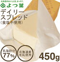 《よつ葉乳業》よつ葉デイリースプレッド（DS）（食塩不使用）【450g】