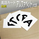 フラッシュカード えらべる 英語 カード【アルファベット 大文字】■名刺サイズ■ 送料無料 七田式 英単語 1歳 2歳 3歳 4歳 5歳 6歳 教材 学習 子供 子ども こども 小学校 幼稚園 中学校 星みつる式 幼児 小学生 単語カードえいご 絵本 1年 2年 3年 4年 5年 6年