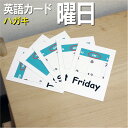 フラッシュカード えらべる 英語 カード.com【曜日】■ハガキサイズ■ 送料無料 英単語 1歳 2歳 3歳 4歳 5歳 6歳 教材 学習 子供 子ども こども...