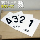 フラッシュカード【数字】■B5サイズ■ 英語カード.com 送料無料 英単語 1歳 2歳 3歳 4歳 5歳 6歳 教材 学習 子供 子ども こども 小学校 幼稚...