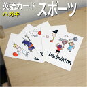 フラッシュカード【スポーツ】■ハガキサイズ■ 英語カード.com 送料無料 英単語 1歳 2歳 3歳 4歳 5歳 6歳 教材 学習 子供 子ども こども 小学校...