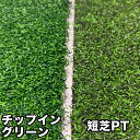 ゴルフ専用人工芝2種生地サンプル(チップイングリーン&短芝PT 2種 郵送)
