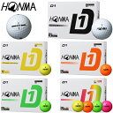 ホンマ 本間 ゴルフ ボール D1 1ダース (12球入り) HONMA New D1 BT2401 正規品