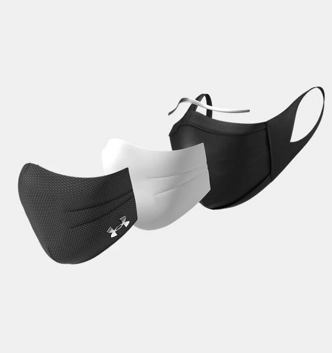 アンダーアーマー UNDER ARMOUR メンズ レディース スポーツマスク UA Sports Mask ブラック 1368010 002 正規品