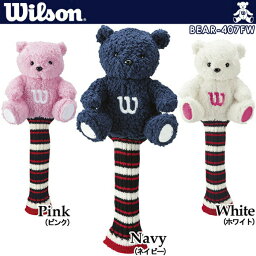 ウィルソン ベア Wilson Bear フェアウェイウッド用 ヘッドカバー レディース BEAR-407FW 正規品