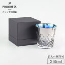 【ブランド直営】 PROGRESS Rex-Aurora ロックグラス 265ml ギフト 保証書付 送料無料 名入れ刻印可 誕生日 母の日 父の日 退職祝い 新築祝い 結婚祝い おしゃれ チタン ウイスキー 焼酎 酒 ギフトラッピング プレゼント 宅飲み プログレス